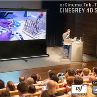 EZ CINEMA PLUS TAB-TENSION - DRAAGBAAR LEINWÄNDE - TELESCOOPSYSTEEM