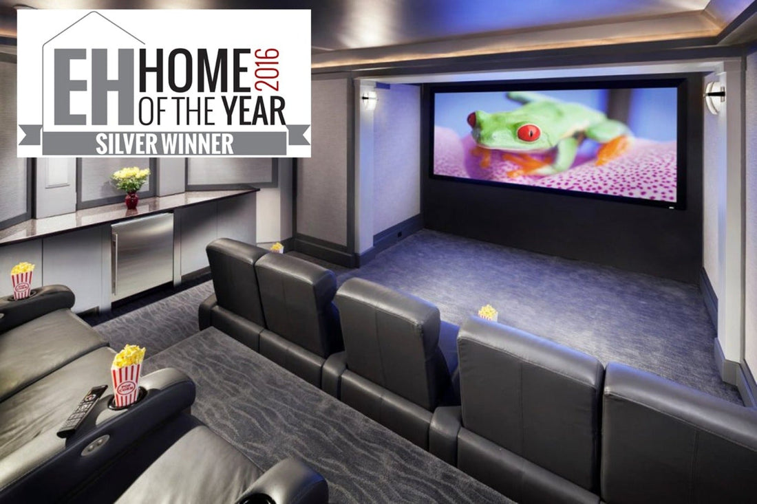 LUNETTE GEBOGEN - PROJECTIESCHERM MET VAST FRAME