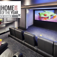 LUNETTE GEBOGEN - PROJECTIESCHERM MET VAST FRAME