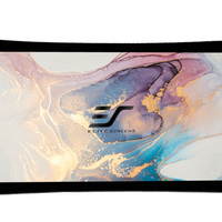 LUNETTE GEBOGEN - PROJECTIESCHERM MET VAST FRAME